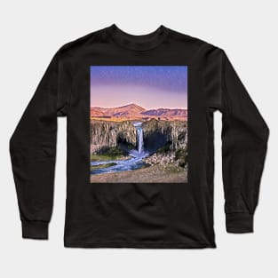 Waterfall In The Desert Long Sleeve T-Shirt